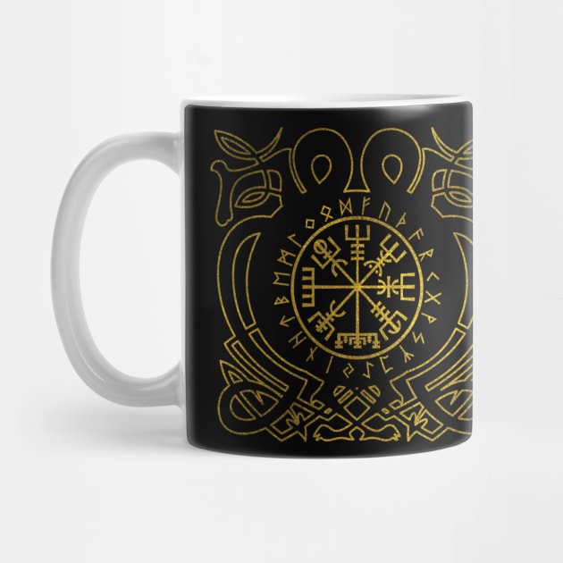 Vegvisir - Viking  Navigation Compass by Nartissima